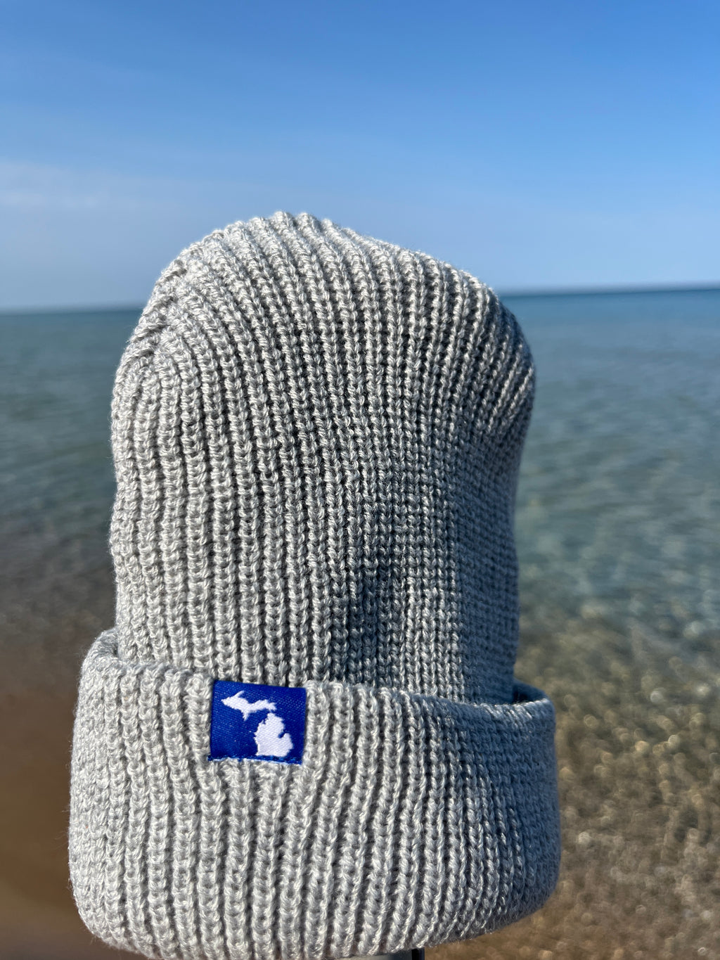 Michigan Knit Beanie – Cuffed Winter Hat, Unisex One Size