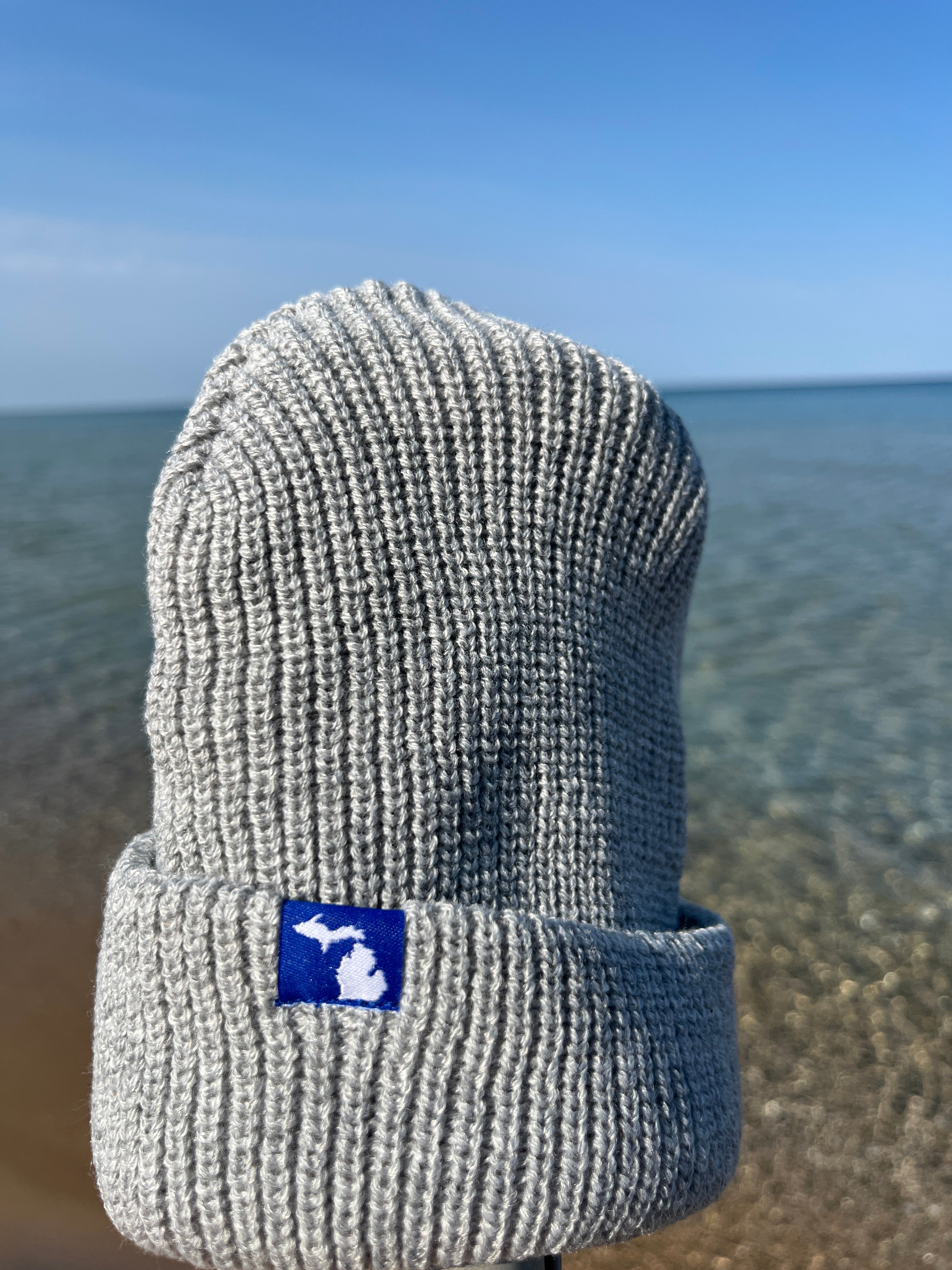 Michigan Knit Beanie – Cuffed Winter Hat, Unisex One Size