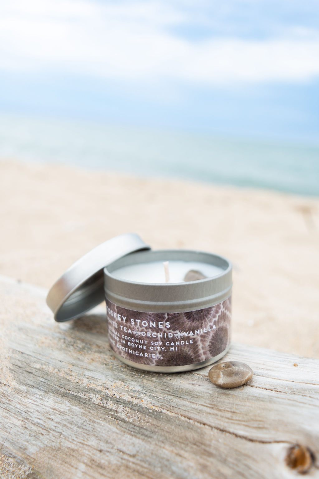 Petoskey Travel Candle with a SURPRISE Inside!
