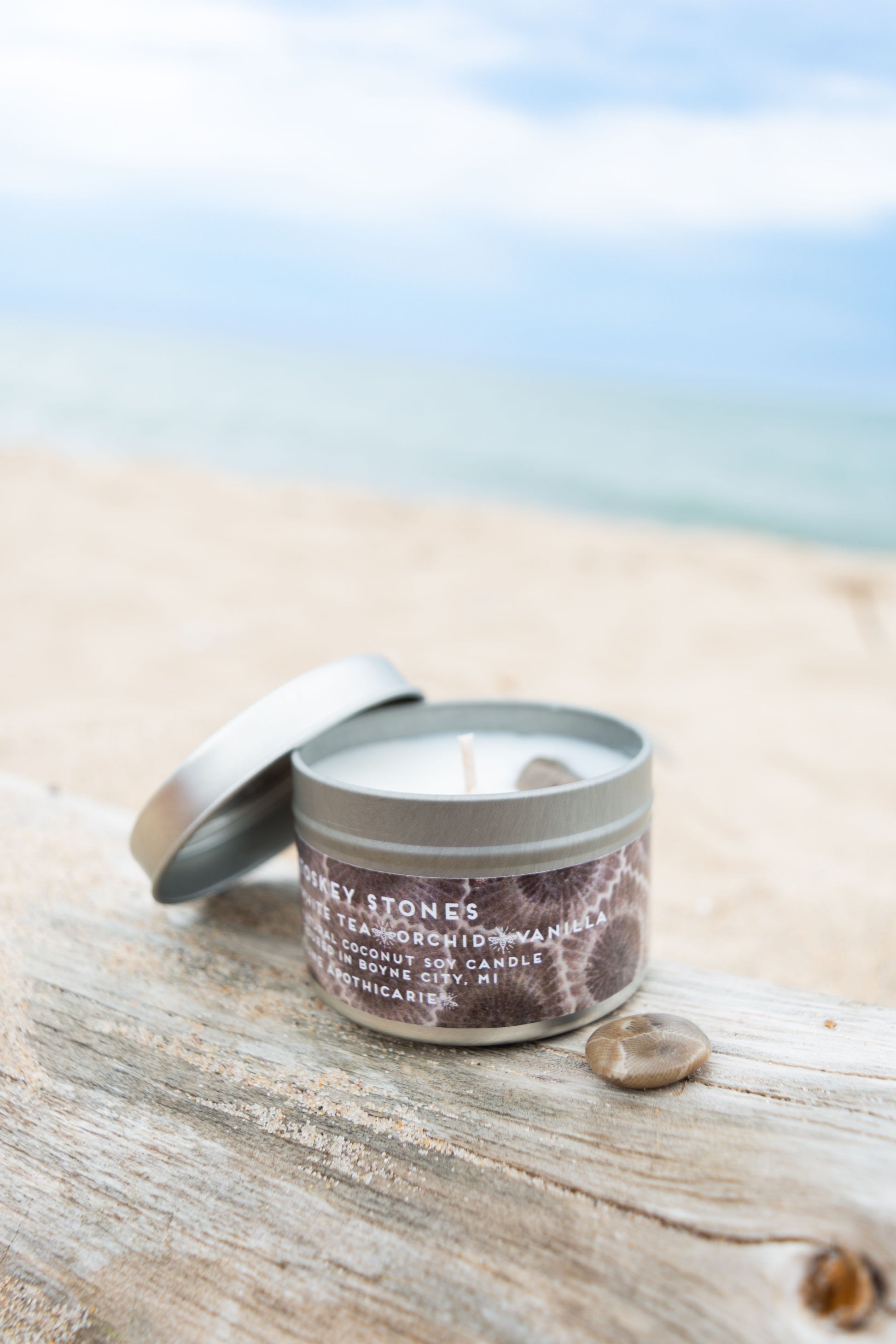 Petoskey Travel Candle with a SURPRISE Inside!