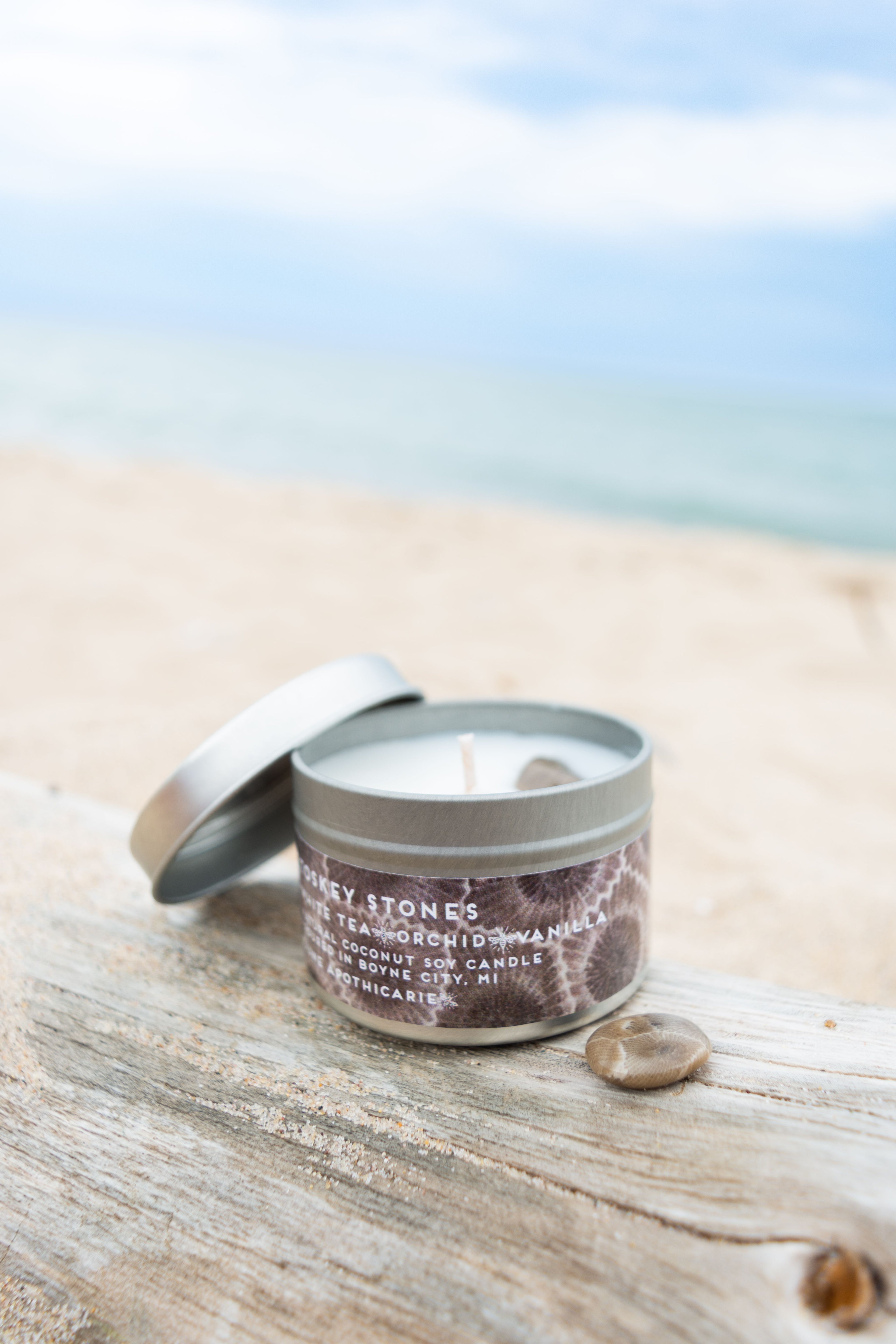 Petoskey Travel Candle with a SURPRISE Inside!