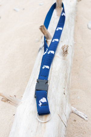 State of Michigan Lanyard with a clip