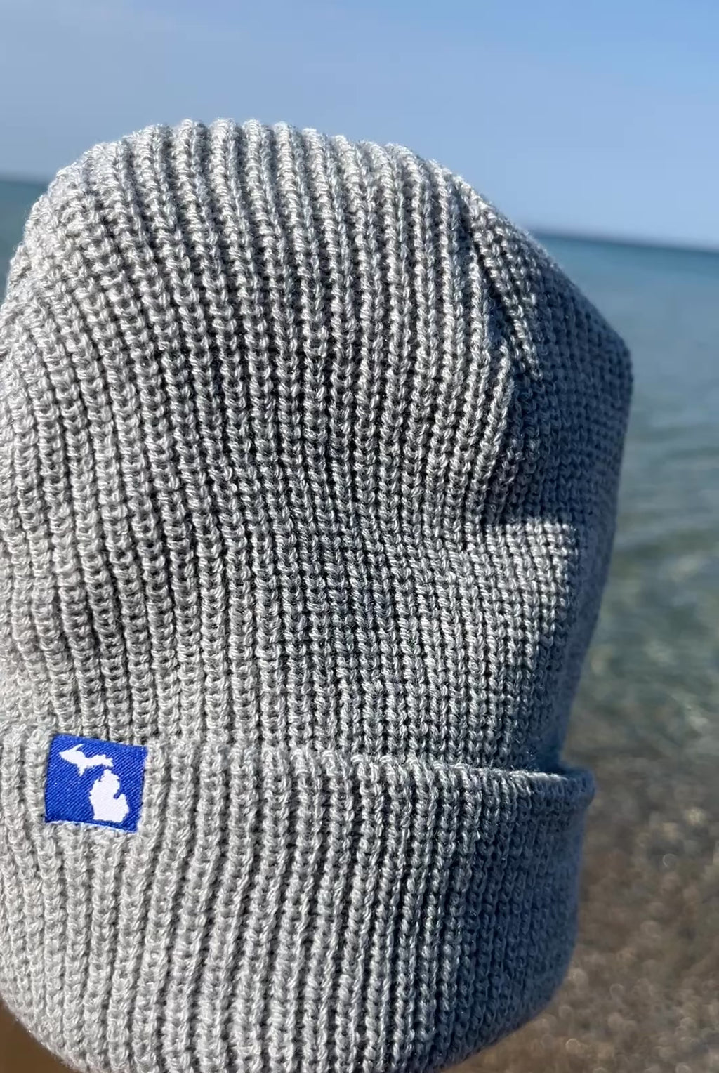 Michigan Knit Beanie – Cuffed Winter Hat, Unisex One Size